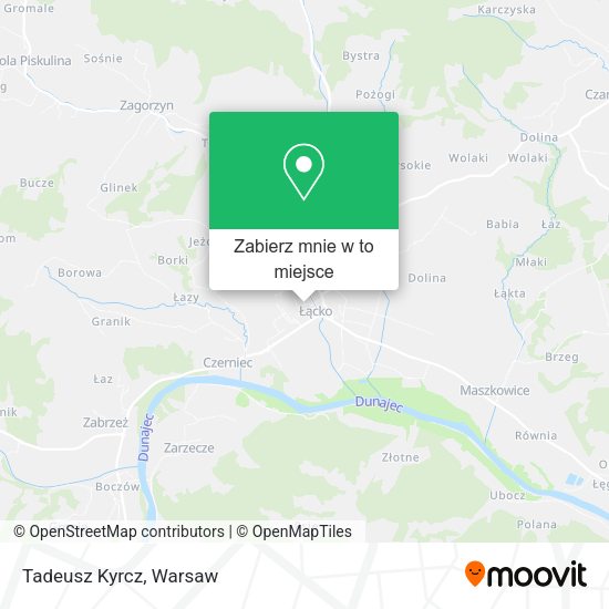 Mapa Tadeusz Kyrcz