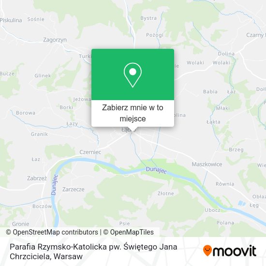 Mapa Parafia Rzymsko-Katolicka pw. Świętego Jana Chrzciciela