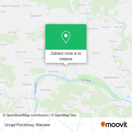 Mapa Urząd Pocztowy