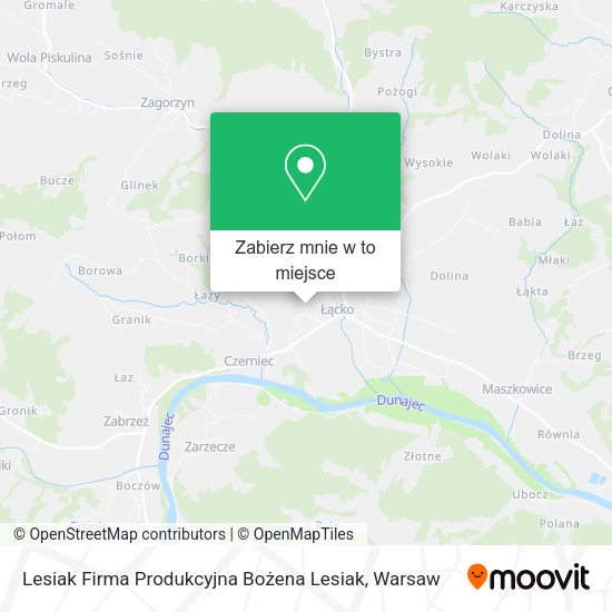 Mapa Lesiak Firma Produkcyjna Bożena Lesiak