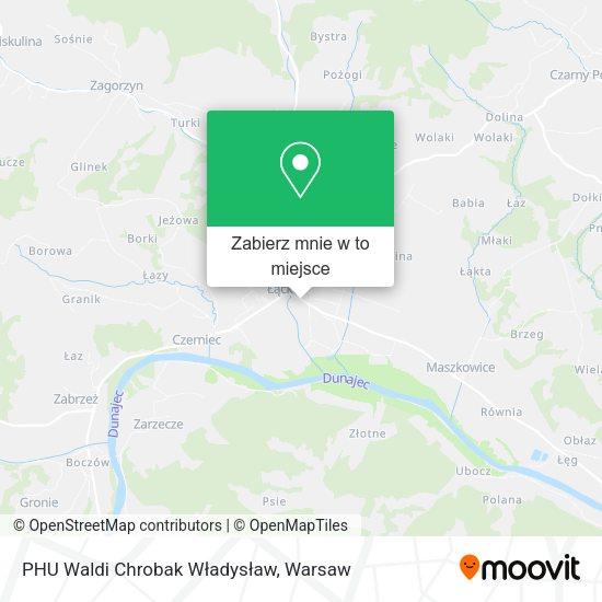 Mapa PHU Waldi Chrobak Władysław