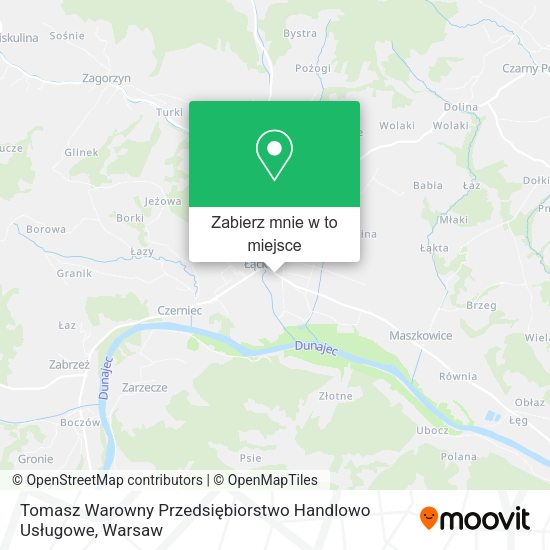 Mapa Tomasz Warowny Przedsiębiorstwo Handlowo Usługowe