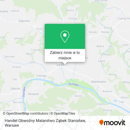 Mapa Handel Obwoźny Malarstwo Ząbek Stanisław