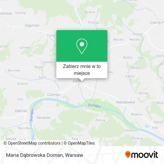 Mapa Maria Dąbrowska Doman