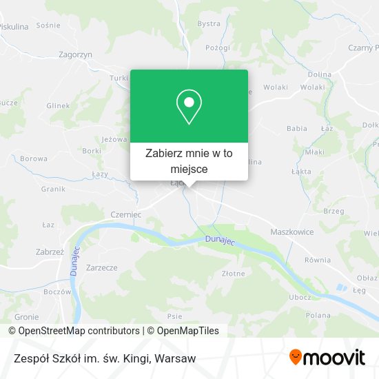 Mapa Zespół Szkół im. św. Kingi