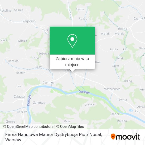 Mapa Firma Handlowa Maurer Dystrybucja Piotr Nosal