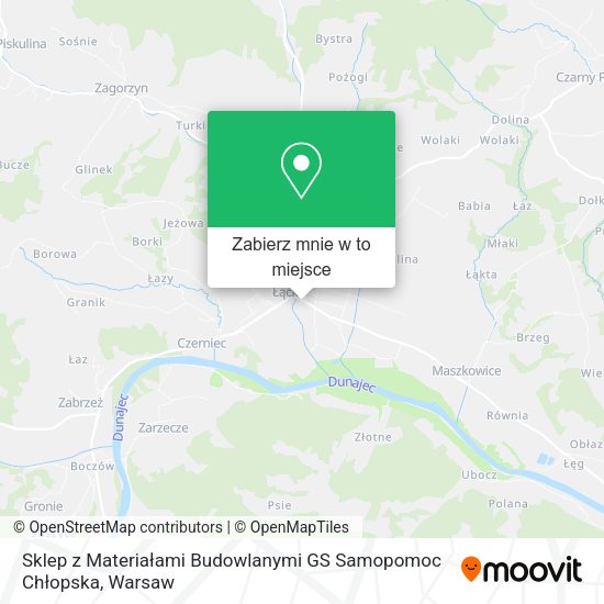 Mapa Sklep z Materiałami Budowlanymi GS Samopomoc Chłopska