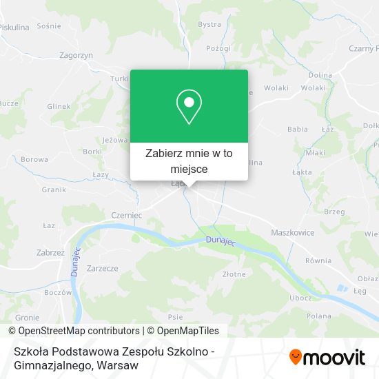 Mapa Szkoła Podstawowa Zespołu Szkolno - Gimnazjalnego