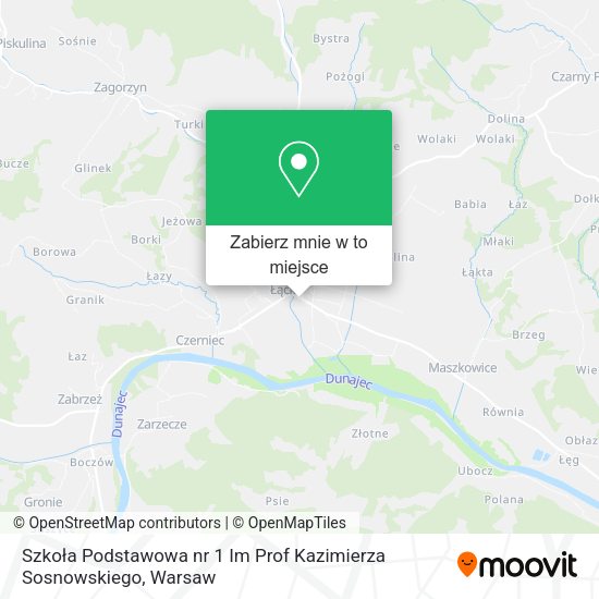 Mapa Szkoła Podstawowa nr 1 Im Prof Kazimierza Sosnowskiego