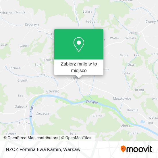 Mapa NZOZ Femina Ewa Kamin