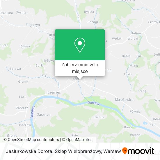 Mapa Jasiurkowska Dorota. Sklep Wielobranżowy