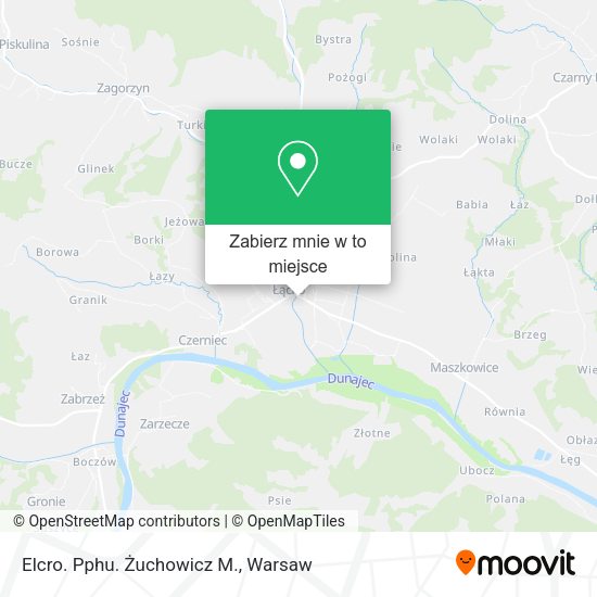 Mapa Elcro. Pphu. Żuchowicz M.