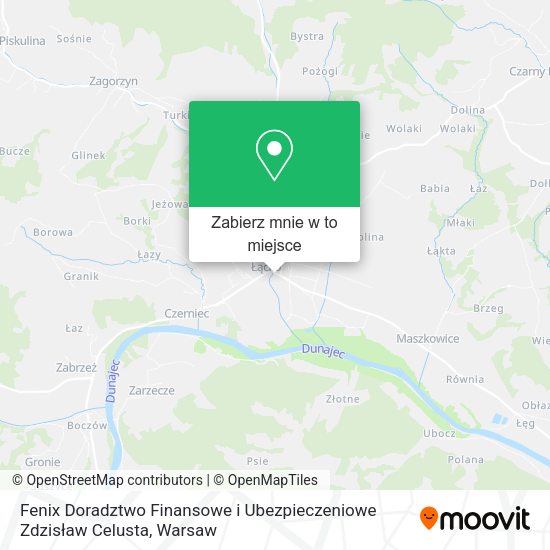 Mapa Fenix Doradztwo Finansowe i Ubezpieczeniowe Zdzisław Celusta