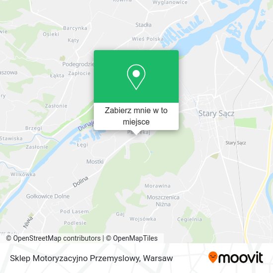 Mapa Sklep Motoryzacyjno Przemyslowy