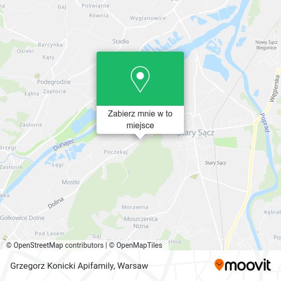 Mapa Grzegorz Konicki Apifamily