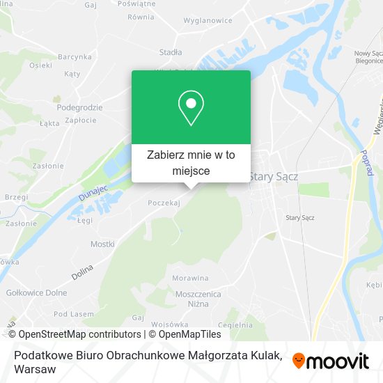 Mapa Podatkowe Biuro Obrachunkowe Małgorzata Kulak