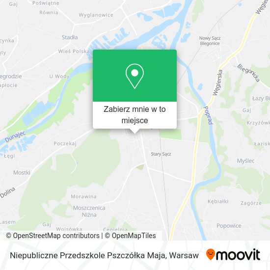 Mapa Niepubliczne Przedszkole Pszczółka Maja