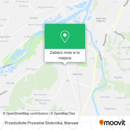 Mapa Przedszkole Prywatne Stokrotka