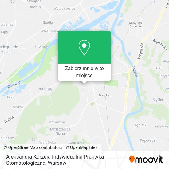 Mapa Aleksandra Kurzeja Indywidualna Praktyka Stomatologiczna