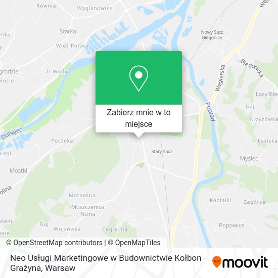 Mapa Neo Usługi Marketingowe w Budownictwie Kołbon Grażyna