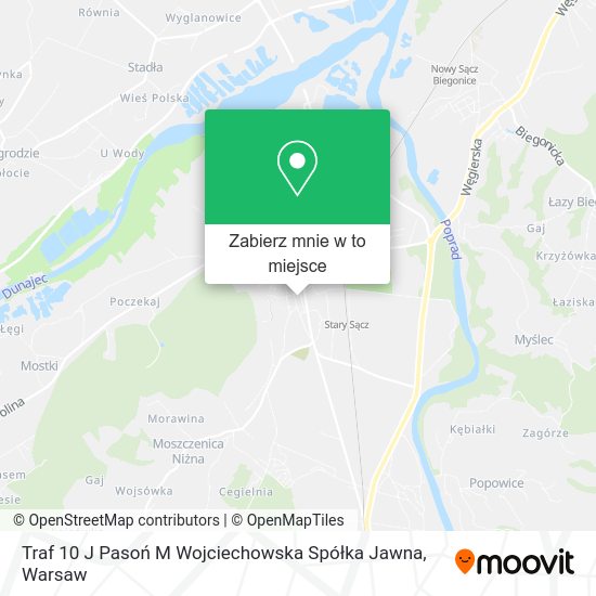 Mapa Traf 10 J Pasoń M Wojciechowska Spółka Jawna