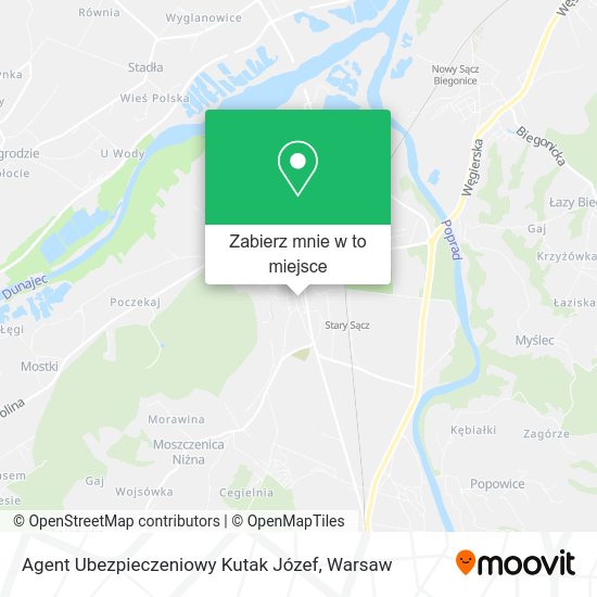 Mapa Agent Ubezpieczeniowy Kutak Józef