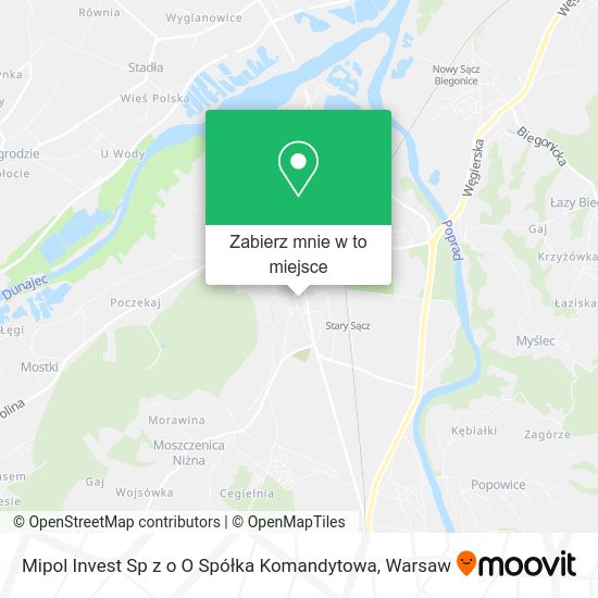 Mapa Mipol Invest Sp z o O Spółka Komandytowa