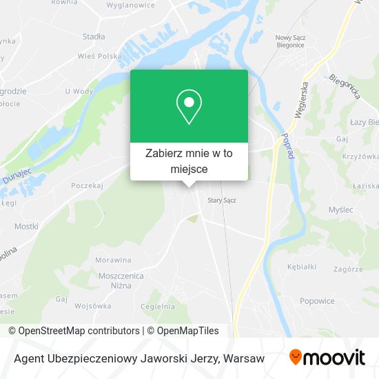 Mapa Agent Ubezpieczeniowy Jaworski Jerzy