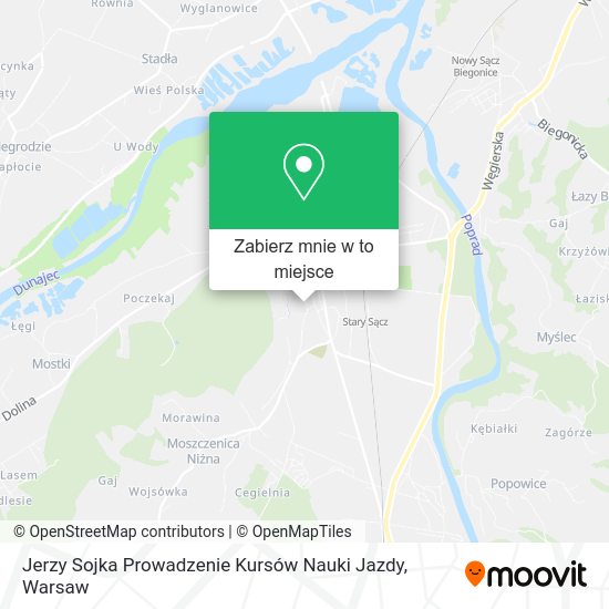 Mapa Jerzy Sojka Prowadzenie Kursów Nauki Jazdy