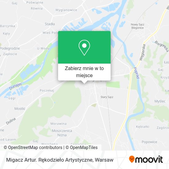 Mapa Migacz Artur. Rękodzieło Artystyczne