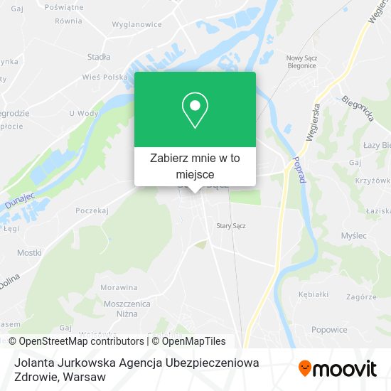 Mapa Jolanta Jurkowska Agencja Ubezpieczeniowa Zdrowie