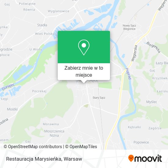 Mapa Restauracja Marysieńka