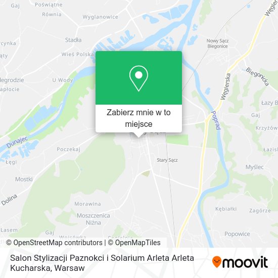 Mapa Salon Stylizacji Paznokci i Solarium Arleta Arleta Kucharska