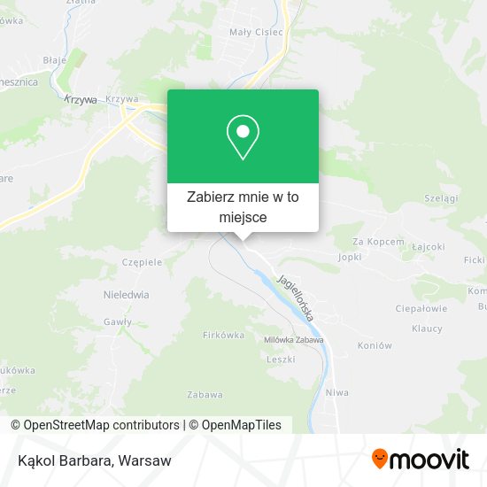 Mapa Kąkol Barbara