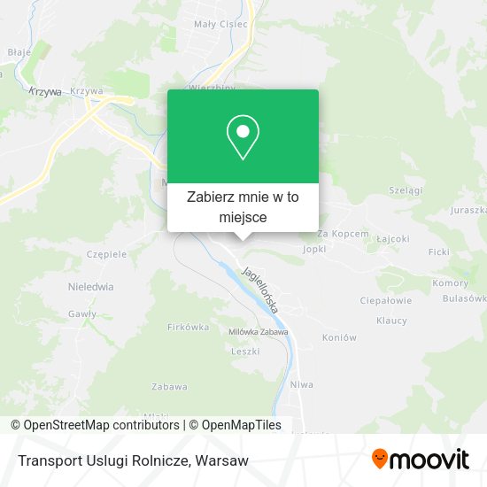 Mapa Transport Uslugi Rolnicze