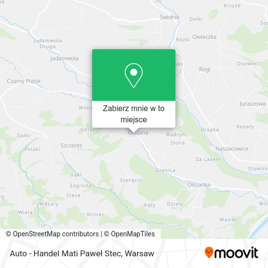 Mapa Auto - Handel Mati Paweł Stec