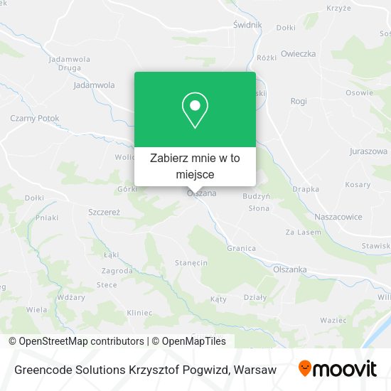 Mapa Greencode Solutions Krzysztof Pogwizd