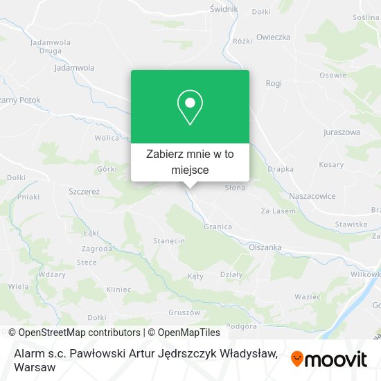 Mapa Alarm s.c. Pawłowski Artur Jędrszczyk Władysław