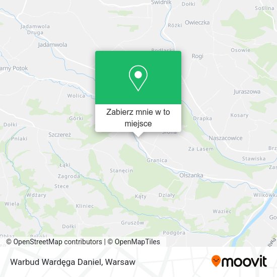 Mapa Warbud Wardęga Daniel