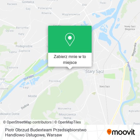 Mapa Piotr Obrzud Budexteam Przedsiębiorstwo Handlowo Usługowe