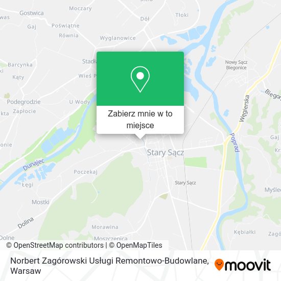 Mapa Norbert Zagórowski Usługi Remontowo-Budowlane