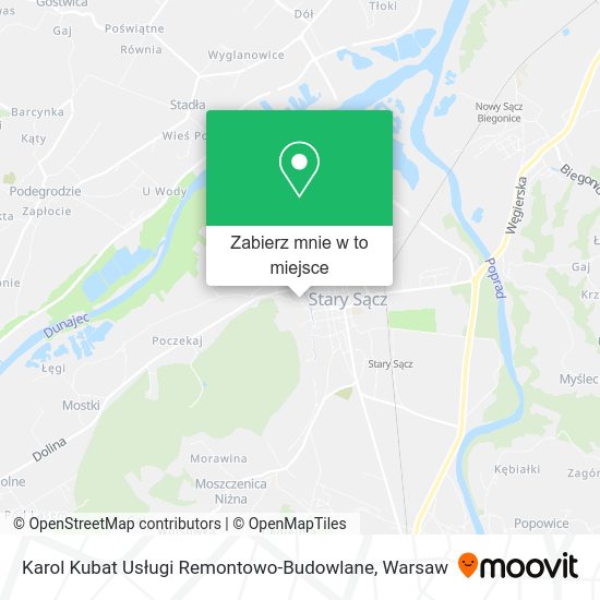 Mapa Karol Kubat Usługi Remontowo-Budowlane