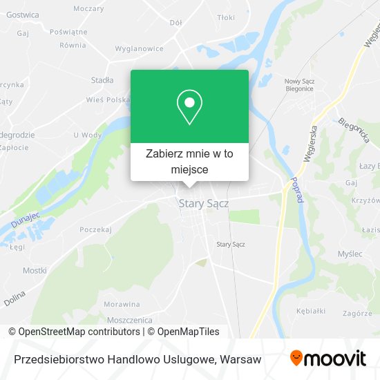 Mapa Przedsiebiorstwo Handlowo Uslugowe