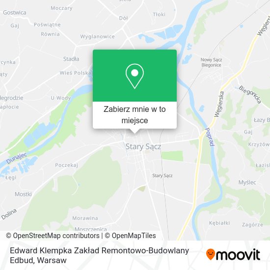 Mapa Edward Klempka Zakład Remontowo-Budowlany Edbud