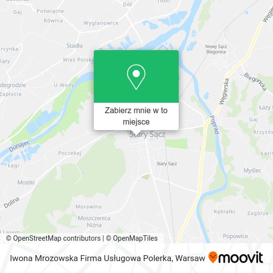 Mapa Iwona Mrozowska Firma Usługowa Polerka