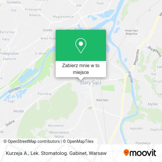 Mapa Kurzeja A., Lek. Stomatolog. Gabinet