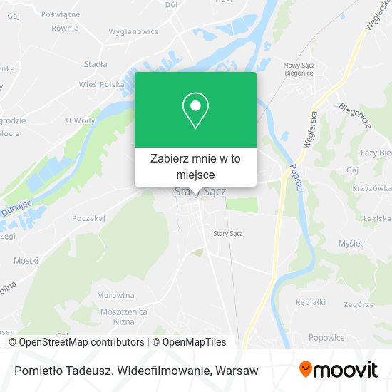 Mapa Pomietło Tadeusz. Wideofilmowanie