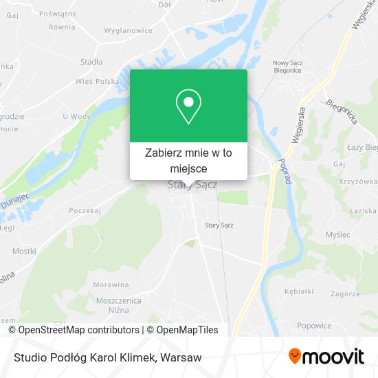 Mapa Studio Podłóg Karol Klimek