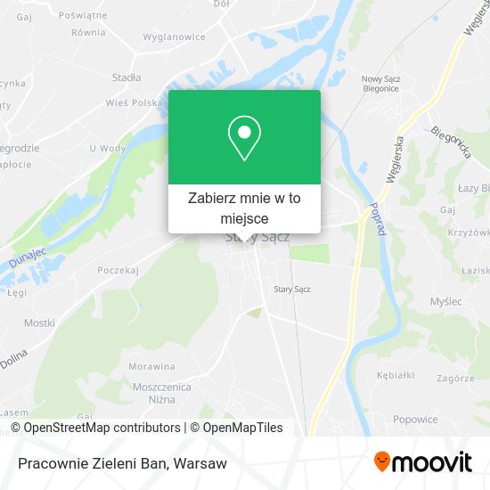 Mapa Pracownie Zieleni Ban