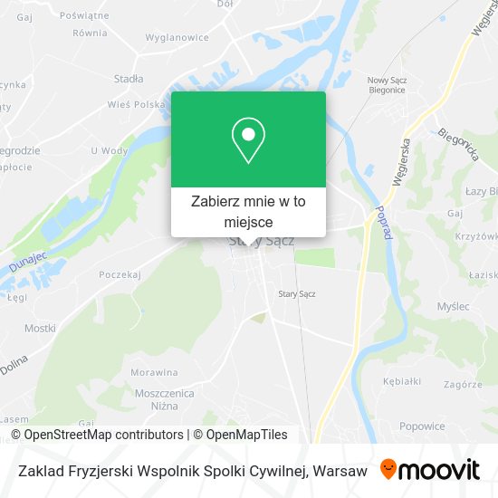 Mapa Zaklad Fryzjerski Wspolnik Spolki Cywilnej